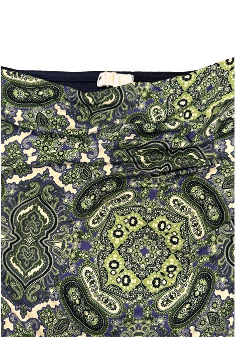 Maglia mezzocollo fantasia astratta ISTINTI | Maglie | 31708BLU